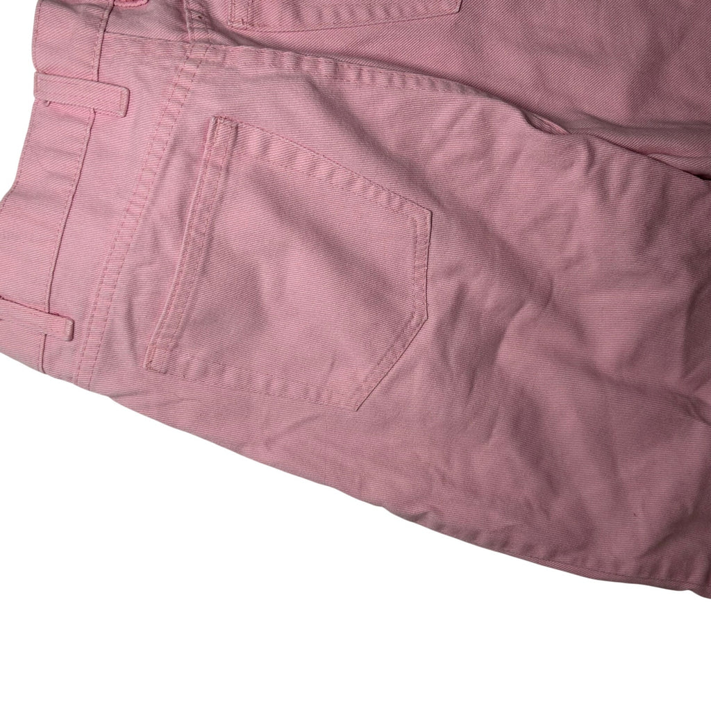 VTG 90s J.B. Blue High Waist Cropped Denim Jeans Pink Size 6/8 Tapered Y2K
