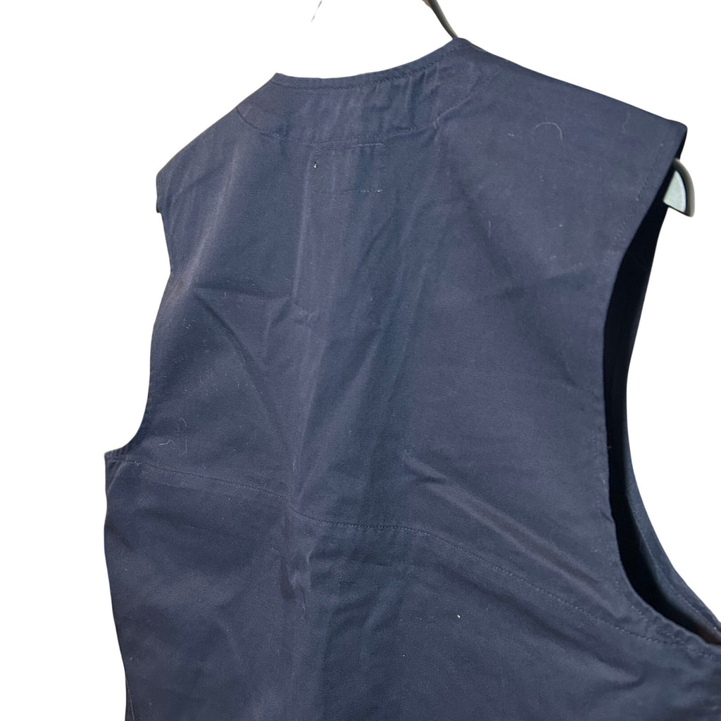 VTG Gerzon Navy Cotton Multi Pocket Technical Utility Gorpcore Vest Small M