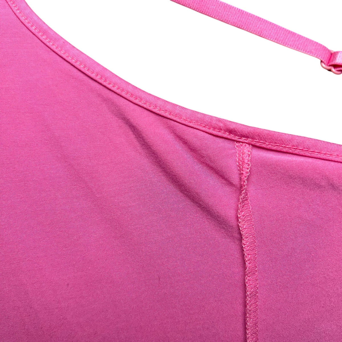 Soft Pink Bamboo Viscose Cami Nightgown Satin Trim Sleepwear Chemise Small