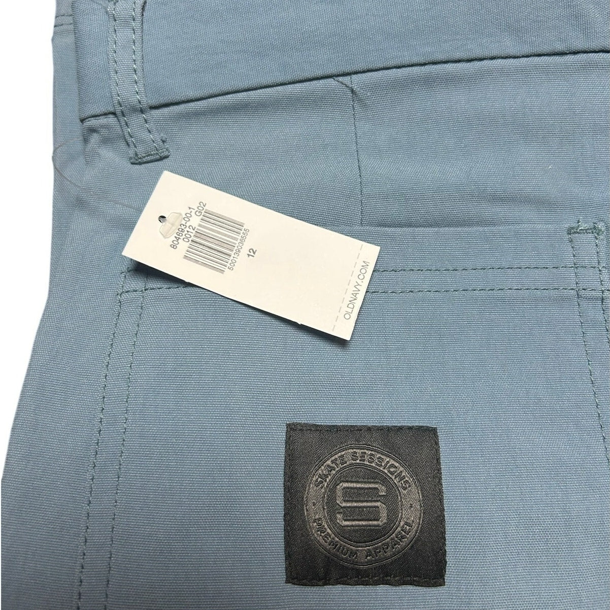 NWT Old Navy Kids Shredtech Steel Blue Casual Utility Pants Quick-Dry 12 Boys