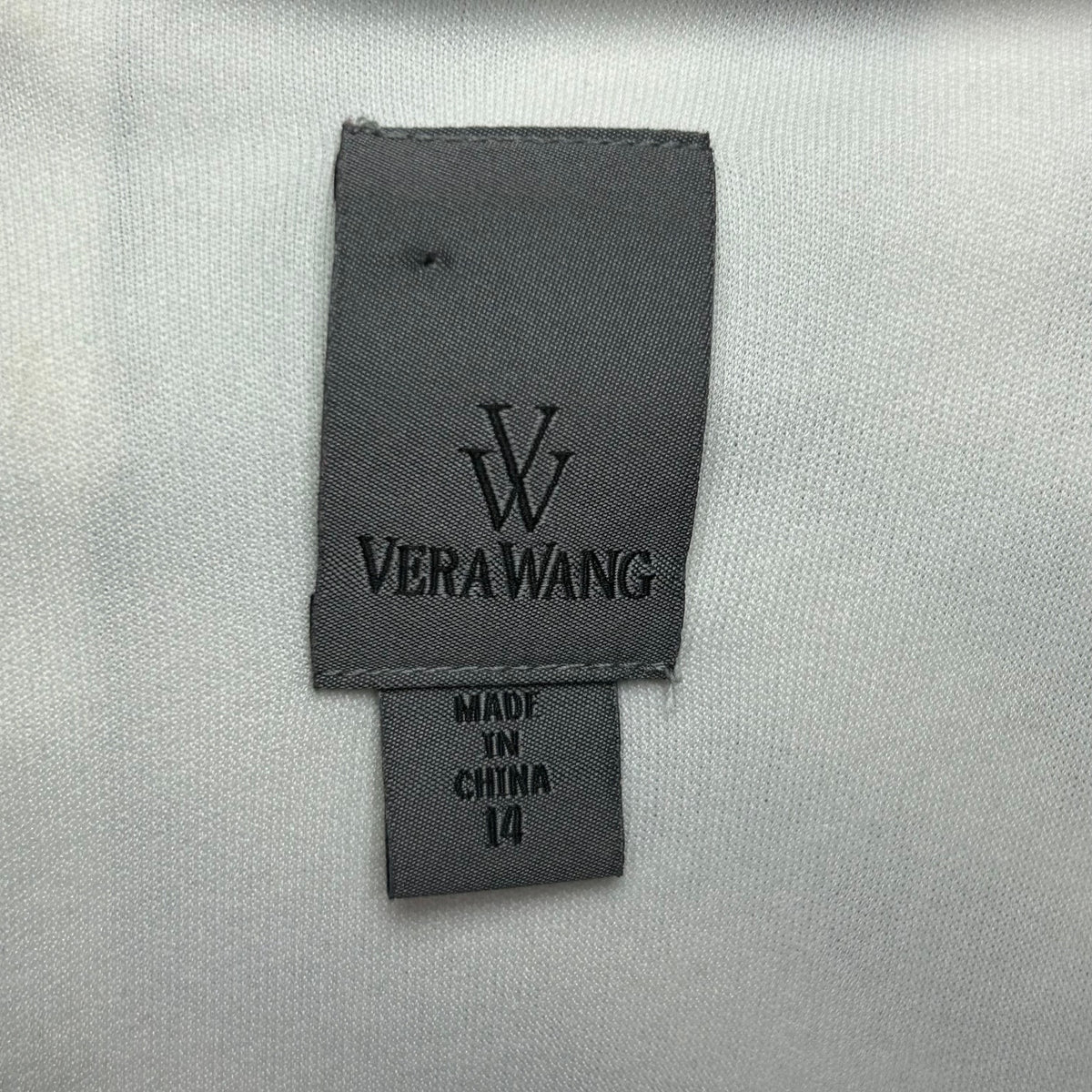 Vera Wang Black White Geometric Sleeveless Cocktail Dress 14 Goth Monochrome